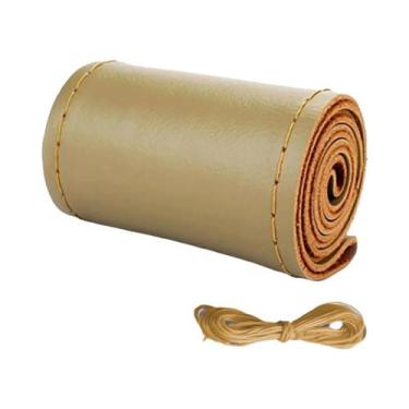 Imagem de Capa De Volante De Carro Universal Preta E Vermelha De 38cm, Respiráve