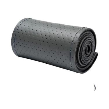 Imagem de Capa De Volante De Carro Universal Preta E Vermelha De 38cm, Respiráve