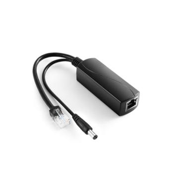 Imagem de REVODATA Divisor Gigabit 36W PoE 12V/3A, DC 5,5 * Plugue PoE de 2,5 mm para saída DC 12V/3A, Gigabit Ethernet em conformidade com IEEE802.3bt, Plug and Play para câmera IP, casa inteligente (PS5712BG