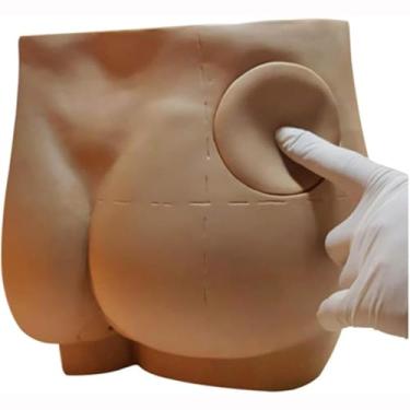 Imagem de Modelo de prática de injeção de quadril nas nádegas, modelo de ensino de manequim, simulador de treinamento de injeção de quadril modelo anatômico intramuscular