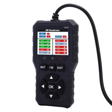 Imagem de OPPWONG Leitor de Código de Carro, 9 Protocolo EOBD 9-16 V Leitura de Códigos de Falha Limpar Detecção de Tensão da Bateria Multi Idioma Scanner de Carro com Fluxo de Dados Em Tempo