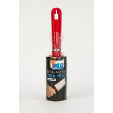 Imagem de Kit Rolo Tira Pelos Adesivo  Remove Pelos de Pets Instantaneamente - t