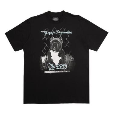 Imagem de CAMISETA QIX STREET SKATE DOG Cor:PretoTamanho:G2, Preto, G2