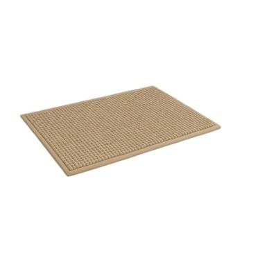 Imagem de Kit Tapete Banheiro Antiderrapante, tapete absorvente banheiro,design elegante, absorvente e durável para casa (4,Kaki)