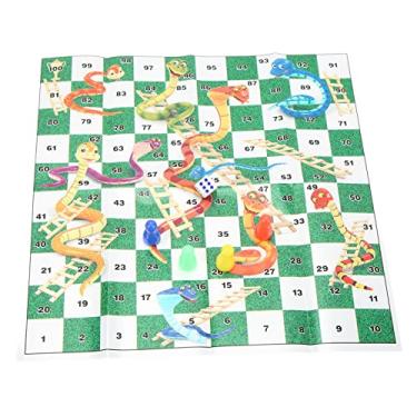 Imagem de KIMISS Jogo de Xadrez Voador de Cobra 3 Em 1, Jogo de Dados Interativo Portátil para Família, Conjunto Com Caixa Transparente para Adultos, Inclui Xadrez Voador e de Tabuleiro de