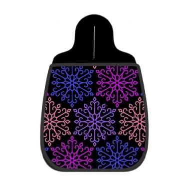 Imagem de Lixeira De Carro Organizador Lixinhocar Mandalas Neon Gradiente