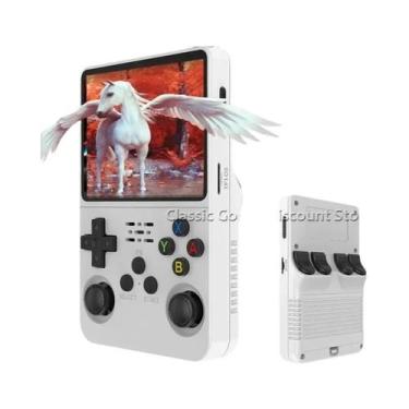 Imagem de Console De Videogame Retro R36S 64GB 128GB Portátil Player De Bolso Te