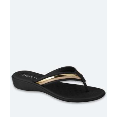 Imagem de Tamanco Feminina Tiras Beira Rio Preto-41124, 37, Preto