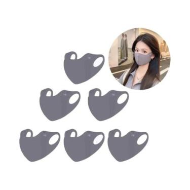 Imagem de Máscara Facial Respirável De Seda Gelada Com Proteção Solar E Lenço In