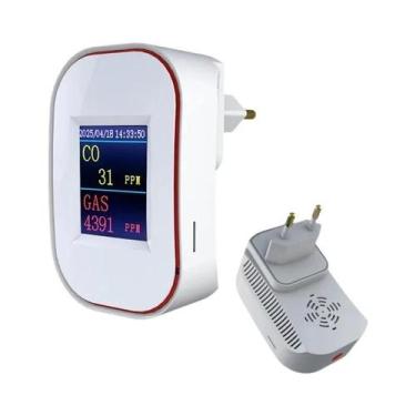 Imagem de Detector De Vazamento De Gás Natural CO Tuya Smart Life WIFI, Alarme D