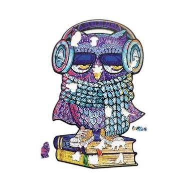 Imagem de Quebra-Cabeça De Madeira De Animais Para Adultos E Crianças, Quebra-Ca