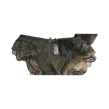 Imagem de Conjunto De Bralette De Renda Para Seios Pequenos Com Alças Removíveis