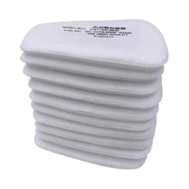 Imagem de Máscara Respiratória Química De Silicone 7 Em 1 Para Proteção Completa