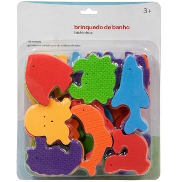 Imagem de Brinquedo de Banho Bichinhos 36 Unidades Multicor Buba 15379
