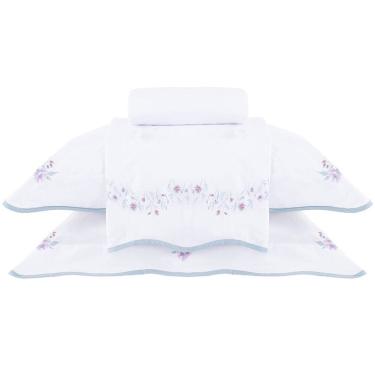 Imagem de Jogo de Cama Buddemeyer Donna 200 Fios 4 Peças Queen Branco