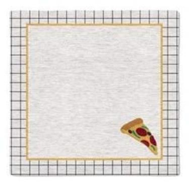 Imagem de Guardanapo Pizza 533056 40X40 Com 2Unid Belchior
