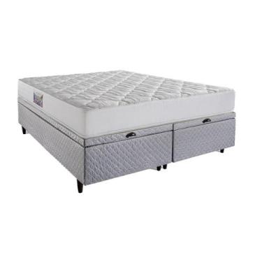 Imagem de Cama Box Baú Queen Espuma Herval Top D45 New, 67x158x198 cm