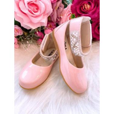 Imagem de Sapatilha Flor Di Mila Rosa Bebê com Pérolas Luxo, 21