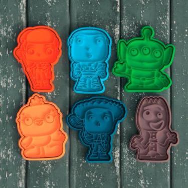 Imagem de Cortador Biscoito Molde Forma TOY STORE DIVERSOS Marcador Carimbo Past