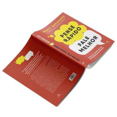 Imagem de Livro físico, Pense rápido, fale melhor, Como se comunicar bem em mome