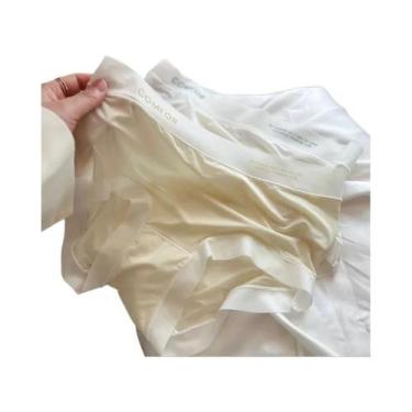 Imagem de Calcinhas Femininas Sexy De Seda Gelada Sem Costura, Secagem Rápida, C