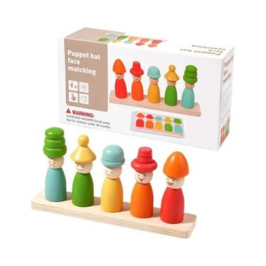 Imagem de Brinquedos De Madeira Montessori Para Classificação De Cores, Aprendiz