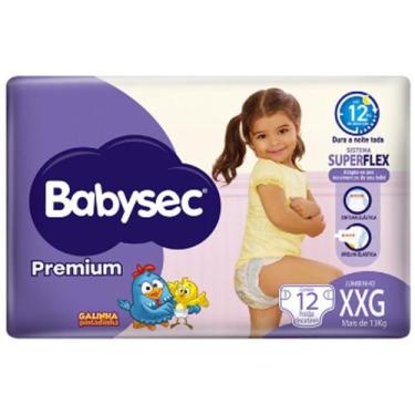 Imagem de Fralda Babysec Premium Galinha Pintadinha - Tam. XXG Acima de 13kg - 1