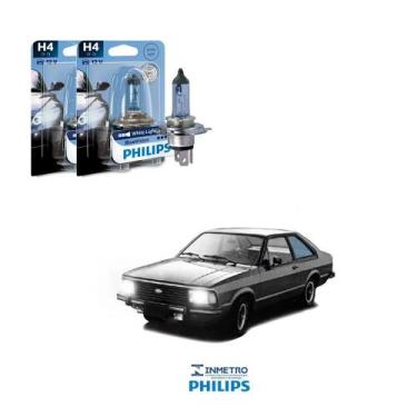Imagem de Lâmpadas Farol Ford Corcel II Philips H4 BlueVision
