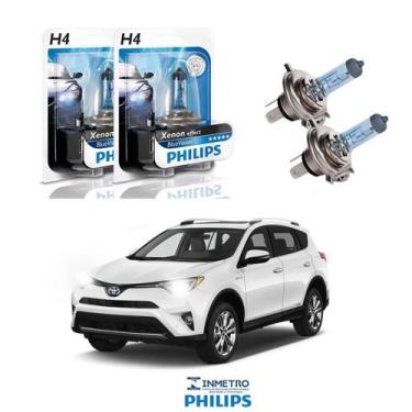 Imagem de Lâmpadas Farol Toyota Rav 2.0 4x2 16V Philips H4 BlueVision