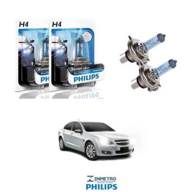 Imagem de Lâmpadas Farol GM Omega Philips H4 BlueVision