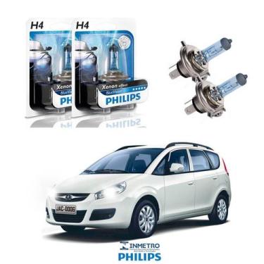 Imagem de Lâmpadas Farol JAC J6 Philips H4 BlueVision