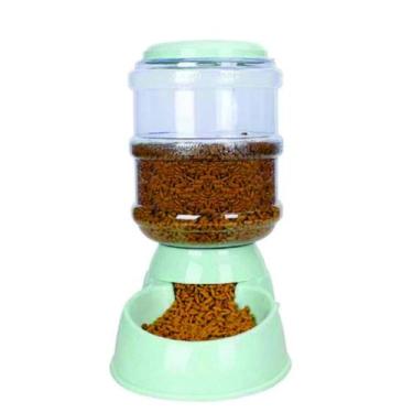 Imagem de Alimentador Automático Pet 3,8L para Cães e Gatos com Reservatório Gra
