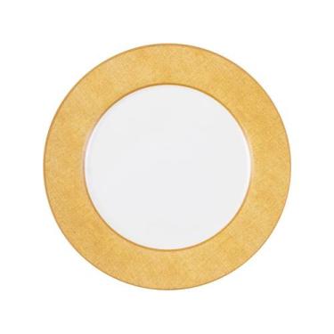 Imagem de Sousplat Amarelo 34cm Alleanza Linho