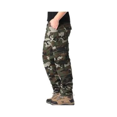 Imagem de Calças Cargo Táticas Masculinas Em Camuflagem De Alta Qualidade Em Alg