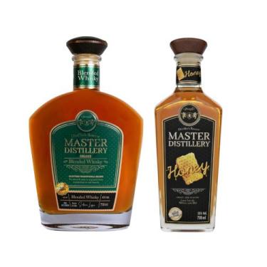 Imagem de Kit Whisky Blended e Licor de Mel Master Distillery Premium 750ml