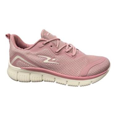Imagem de Tenis Feminino Adrun Levinho Caminhada Academia 9717f, Rosa, 36 BR