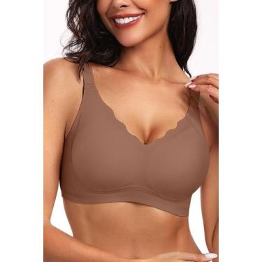 Imagem de Café Push Up feminino sem costura sem fio da Bra Vertvie