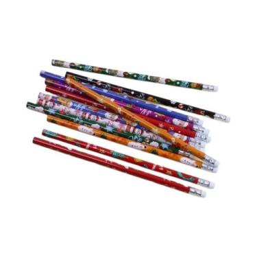 Imagem de Conjunto De Lápis De Madeira Para Desenho E Esboço HB Para O Natal, Co