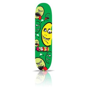 Imagem de Shape de Skate Conceito Arte Monstrinhos Marfim - Conceito Skateboard,