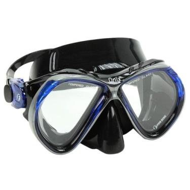 Imagem de Mascara Óculos Onix Fun Dive - Mergulho Pesca Sub, Preto, Azul