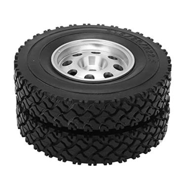 Imagem de Rodas de carro RC, Rodas de pneus de carro RC Cubo do aro da roda eficaz para caminhão Tamiya 1/14 RC