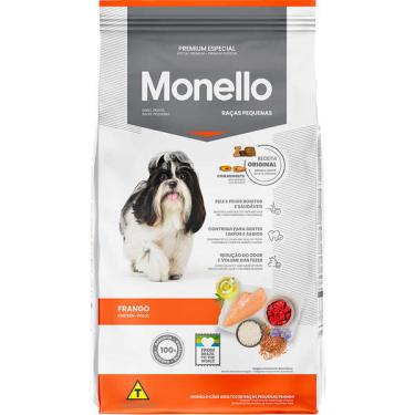 Imagem de Ração Seca Monello Frango para Cães Adultos Raças Pequenas - 15 Kg