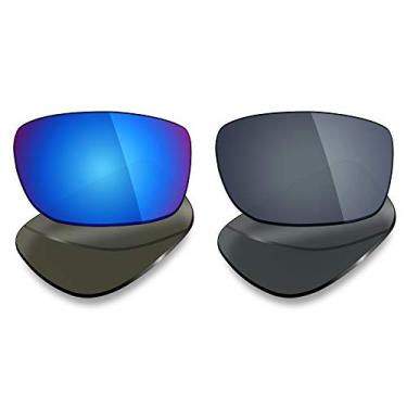 Imagem de 2 pares de lentes polarizadas de substituição da Mryok para óculos de sol Oakley Splinter – Opções