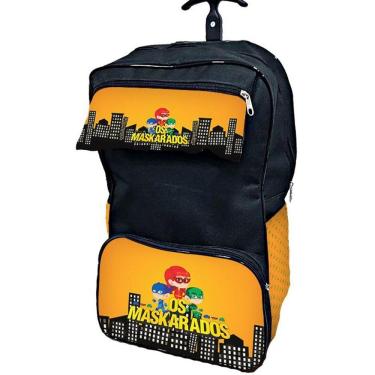 Imagem de Mochila de Rodinha Infantil Os Maskarados