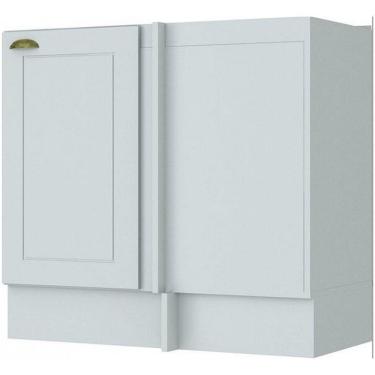 Imagem de Balcão C361 Canto Reto Com 1 Porta Henn Branco