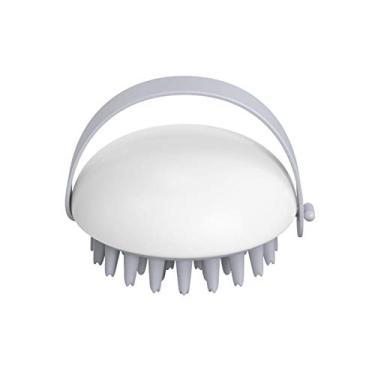 Imagem de 1 escova massageadora couro cabeludo para cabelo, escova couro cabeludo seca e molhada com cerdas silicone macias, escova cabelo destacável para limpeza couro cabeludo para casa