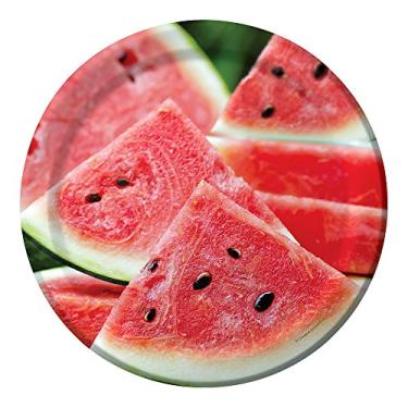 Imagem de Creative Converting 8 pratos de papel redondos resistentes, 22 cm, sementes de verão