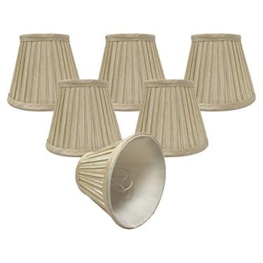 Imagem de Royal Designs, Inc CSO-1032-5BG-6 Persianas de lustre Royal Designs - 7,6 cm x 12,7 cm x 11,4 cm - Conjunto de 6 peças