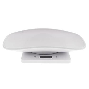 Imagem de Tingpai Escala pequena do animal de esti o Escala portátil do gato do cão Escala eletrônica do mento da cozinha com exposição do LCD