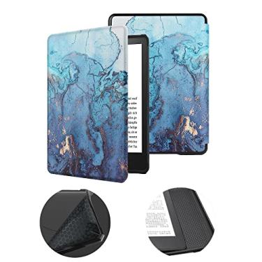 Imagem de Capa macia para Kindle (11ª geração) - Versão 2022 - Não serve para Kindle de 10ª geração ou Kindle Paperwhite de 11ª geração) - Capa à prova d'água com hibernação e ativação automática